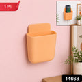Wall Mounted Storage Pocket – Multipurpose Plastic Organizer for Remote, Phone & Keys