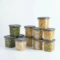 700ml Airtight Kitchen Storage Containers (Pack of 8) | BPA-Free Food Storage Containers