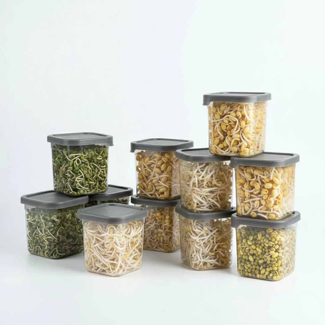 700ml Airtight Kitchen Storage Containers (Pack of 8) | BPA-Free Food Storage Containers