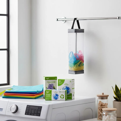 Hanging Waste Bag Holder – Durable Mesh Storage Organizer