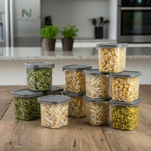 700ml Airtight Kitchen Storage Containers (Pack of 8) | BPA-Free Food Storage Containers