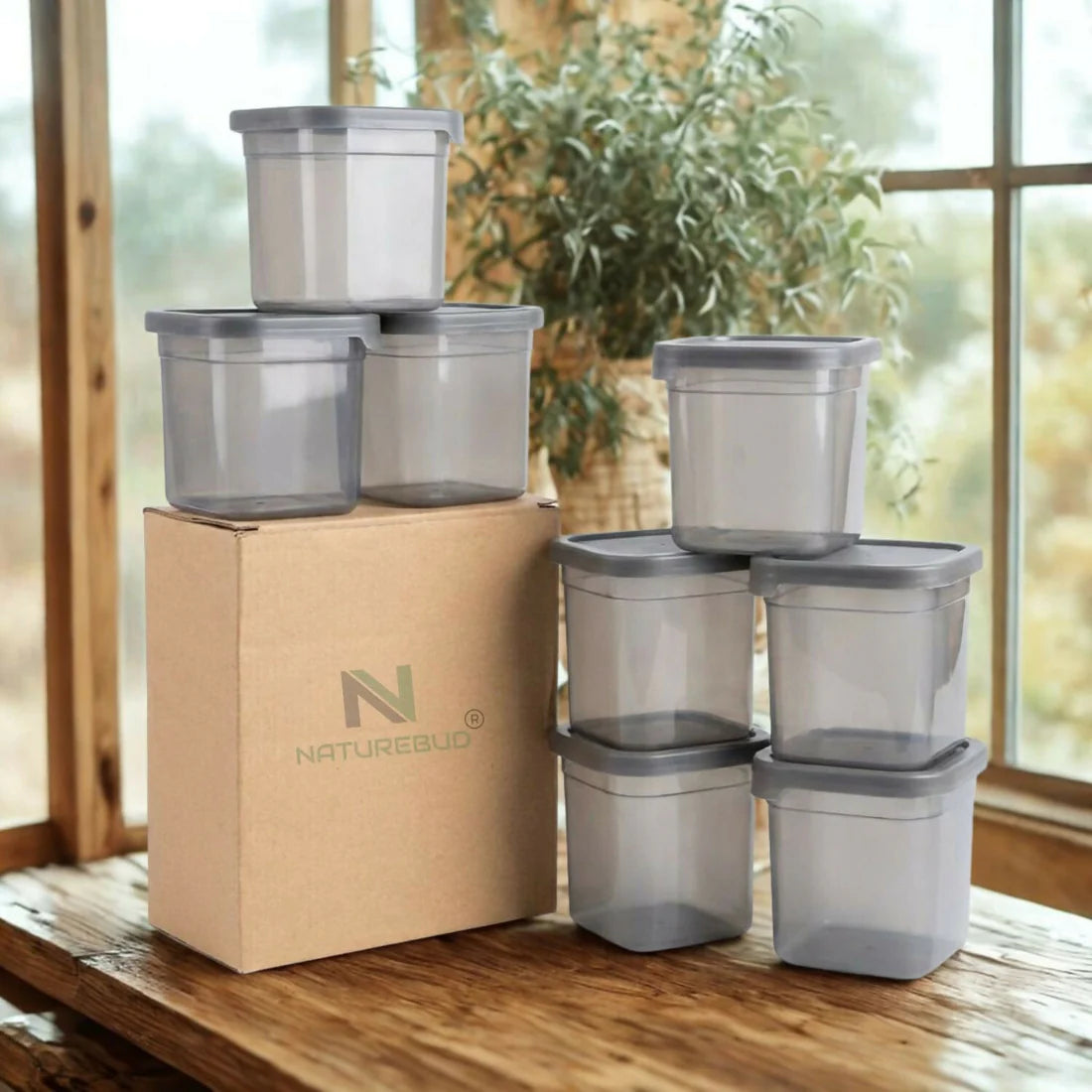 700ml Airtight Kitchen Storage Containers (Pack of 8) | BPA-Free Food Storage Containers
