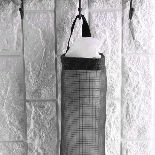 Hanging Waste Bag Holder – Durable Mesh Storage Organizer